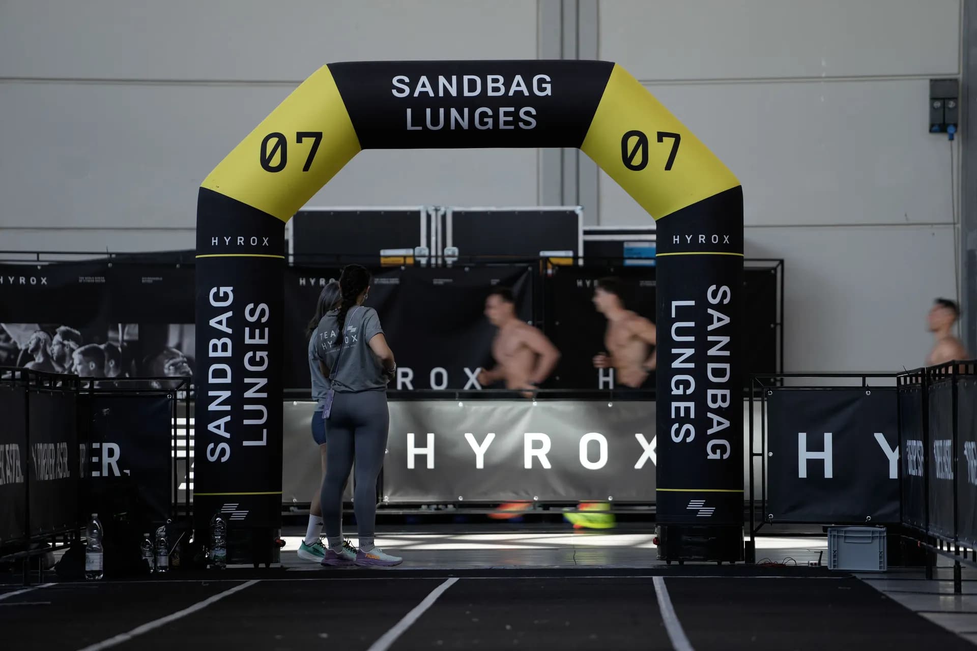 Richard Hynek at a HYROX race