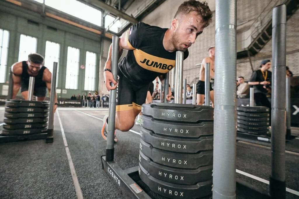 HYROX Sled Push technique
