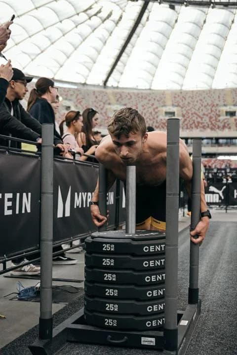 HYROX Sled Push technique